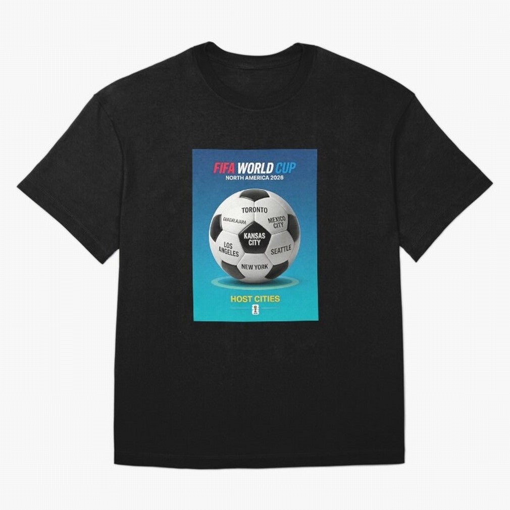 North America Football 2026 Classic T-Shirt Build Global Football Passion for FIFA World Cup 2026 USA Canada Mexico, Inspired by Cristiano Ronaldo, Haaland and CR7, Brazil, Portugal and Argentina, Tournament Hype, Historic Matchups, Family Viewing