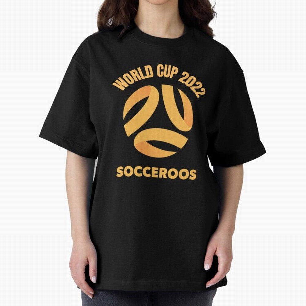 Socceroos World Cup 2022 Australia Classic T-Shirt Share Global Football Passion for FIFA World Cup 2026, Highlighting Cristiano Ronaldo, Netherlands, Football Festival Excitement, Trophy Ambitions, Country Rivalries and Star Player Buzz; Perfect