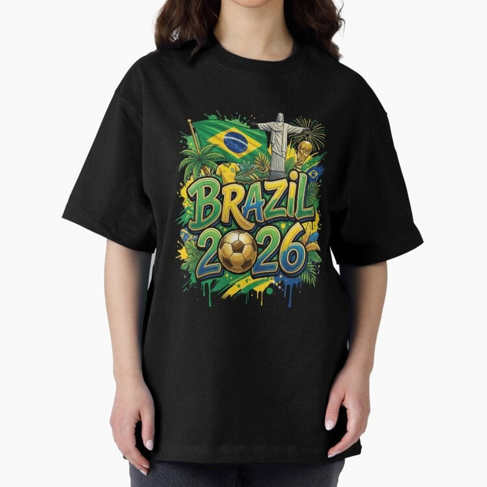 Brazil World Cup 2026 Football Legacy Classic T-Shirt Make Every Kick Count in FIFA World Cup 2026 Group Stage Made for Cristiano Ronaldo, Netherlands Energy, Global Supporter Spirit, Legendary Goals, National Colors and Tournament Celebration;