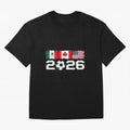 Glitched United 2026 Cup North America Emblem Part Classic T-Shirt Embrace Global Football Passion for FIFA World Cup 2026 Group Stage, Made for Haaland and Mbappe, Spain, Supporter Pride, Iconic Celebrations, Legendary Names and Global Match Day