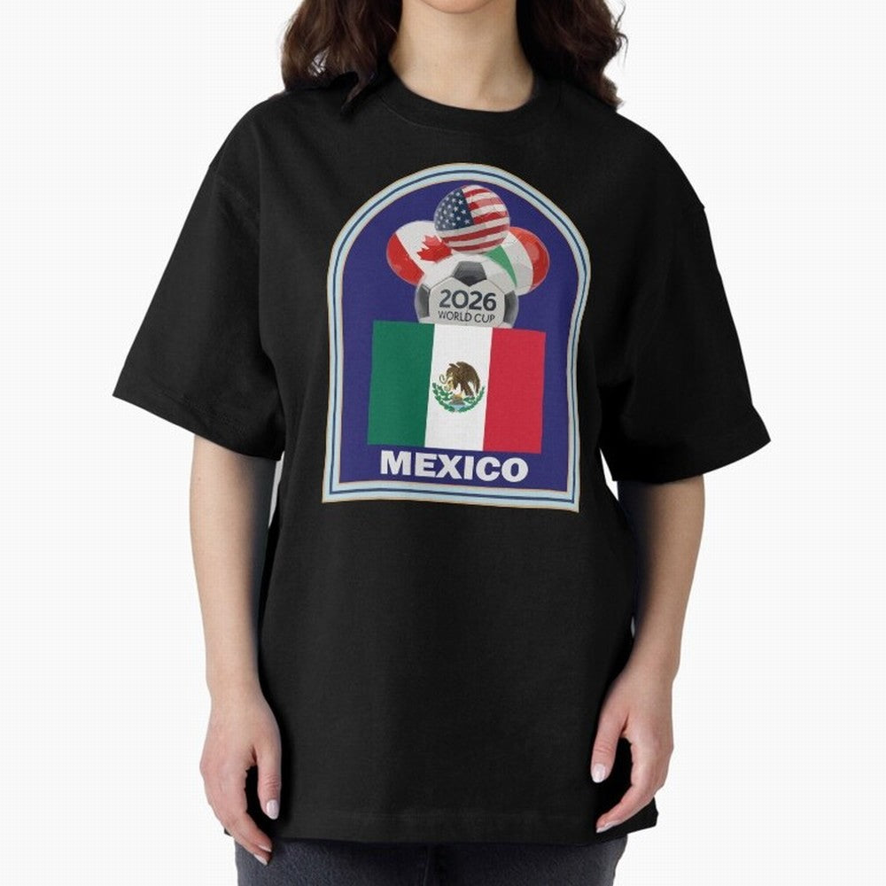 Mexico 2026 Soccer T-shirt Classic T-Shirt Share FIFA World Cup 2026 Group Stage Highlighting CR7, Argentina, France and Brazil Energy, Classic Soccer Heritage, Championship Pressure, Fan Loyalty and International Pride; Perfect for People Who Love