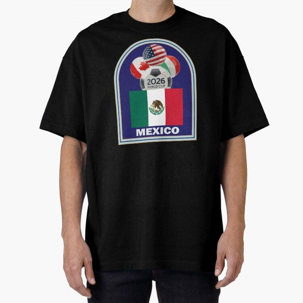 Mexico 2026 Soccer T-shirt Classic T-Shirt Share FIFA World Cup 2026 Group Stage Highlighting CR7, Argentina, France and Brazil Energy, Classic Soccer Heritage, Championship Pressure, Fan Loyalty and International Pride; Perfect for People Who Love