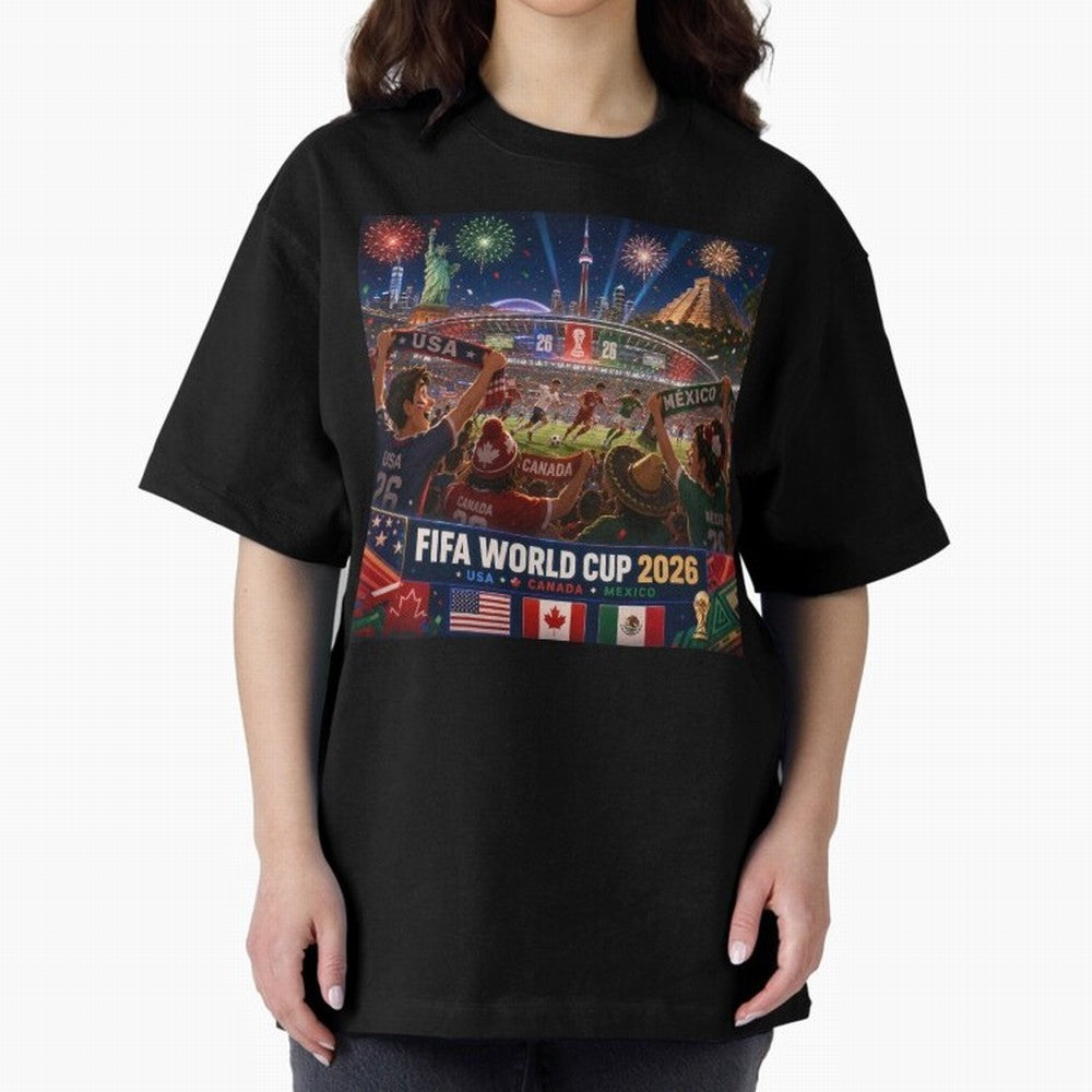 ? One Ball Three Nations 2026 #football 2026 Classic T-Shirt Upgrade FIFA World Cup 2026 Spirit, Capturing France and Portugal, Messi, Sports Nostalgia, International Competition, Famous Players and Unforgettable Victories; Perfect for People Who
