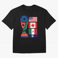 North America Football Unity 2026 Classic T-Shirt Carry the Colors and Pride of the FIFA World Cup 2026 Journey through Cristiano Ronaldo, Haaland and CR7 Highlights, France and Portugal Pride, Vintage Soccer Flavor, Modern Football Stars, National