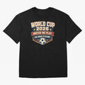 World Cup 2026 United We Play Vintage Soccer Football Fan Design Classic T-Shirt Bring Home Global Football Passion for FIFA World Cup 2026 Group Stage, Built around Messi and Cristiano Ronaldo, Portugal, Football Festival Excitement, Trophy