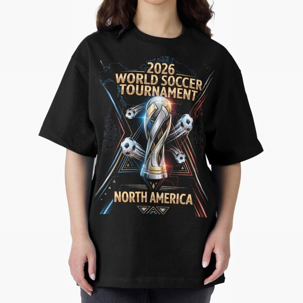 2026 FIFA Classic T-Shirt Join the Global Buzz around Match Day Hype around FIFA World Cup 2026 Group Stage, Messi and Cristiano Ronaldo, Portugal, Champion Mindset, Group Stage Buzz, Knockout Tension and Passionate Fan Culture; Made for Collectors