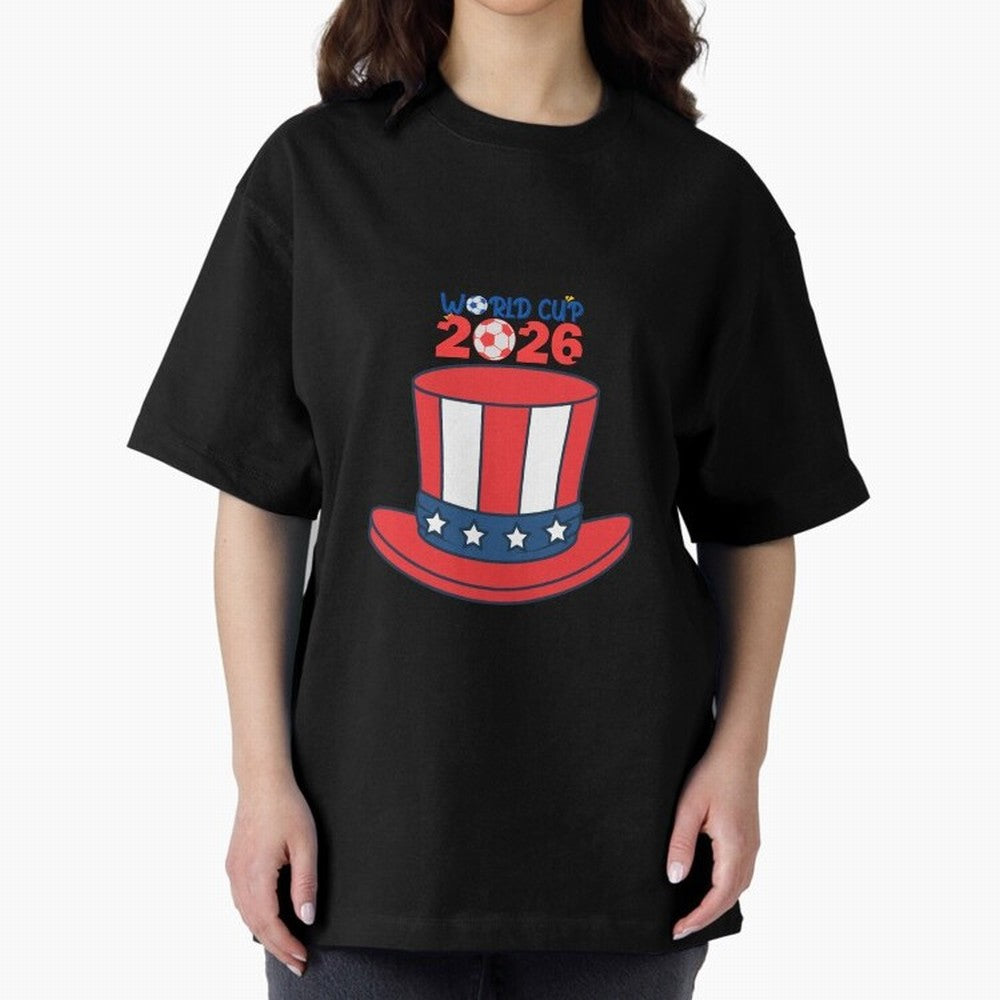 Patriotic Soccer Hat Design for FIFA World Cup 2026 Celebration Classic T-Shirt Bring FIFA World Cup 2026 Group Stage Made for Cristiano Ronaldo, England and Germany Energy, Football Passion, Legendary Performances, Festival Vibes and Supporter