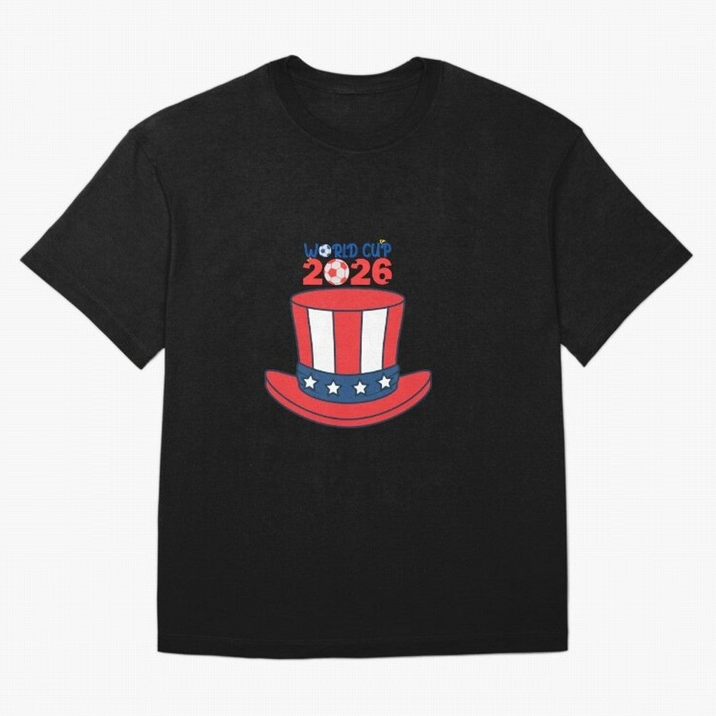 Patriotic Soccer Hat Design for FIFA World Cup 2026 Celebration Classic T-Shirt Bring FIFA World Cup 2026 Group Stage Made for Cristiano Ronaldo, England and Germany Energy, Football Passion, Legendary Performances, Festival Vibes and Supporter