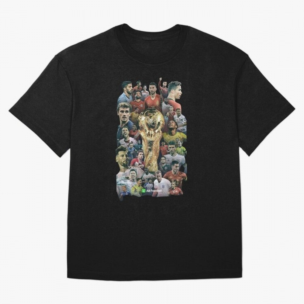 All Football Classic T-Shirt Elevate Match Day Hype around FIFA World Cup 2026, Cristiano Ronaldo, Argentina and Brazil, Stadium Memories, Football Loyalty, International Chants and Championship Tradition; Created for Match Day Parties, Soccer