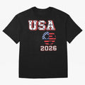 Vintage USA World Cup, Fifa World Cup 2026 Classic T-Shirt Fuel Your Fan Pride for the FIFA World Cup 2026 USA Canada Mexico Journey through Messi, Neymar and Mbappe Highlights, Brazil, Portugal and Argentina Pride, Football Passion, Legendary