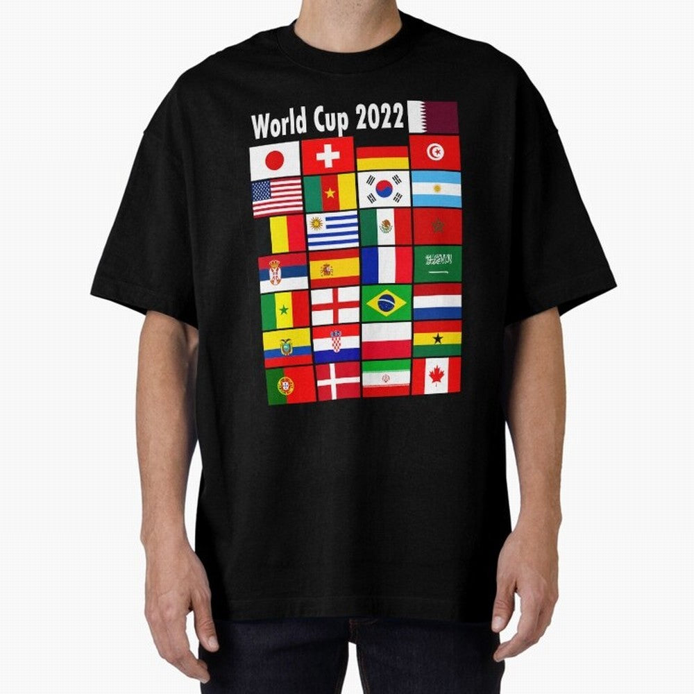 Countries Participating In The World Cup 2022 Qatar Classic T-Shirt Follow Every Goal of Global Football Passion for FIFA World Cup 2026 USA Canada Mexico, Inspired by Neymar, Haaland and Cristiano Ronaldo, England, Worldwide Fan Energy, Dramatic