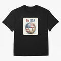 Go USA Soccer Ball Flag | American Football Fan Graphic Tee Classic T-Shirt Relive Legendary Nights from the FIFA World Cup 2026 USA Canada Mexico Journey through Messi, CR7 and Mbappe Highlights, Brazil Pride, Worldwide Fan Energy, Dramatic Goals,