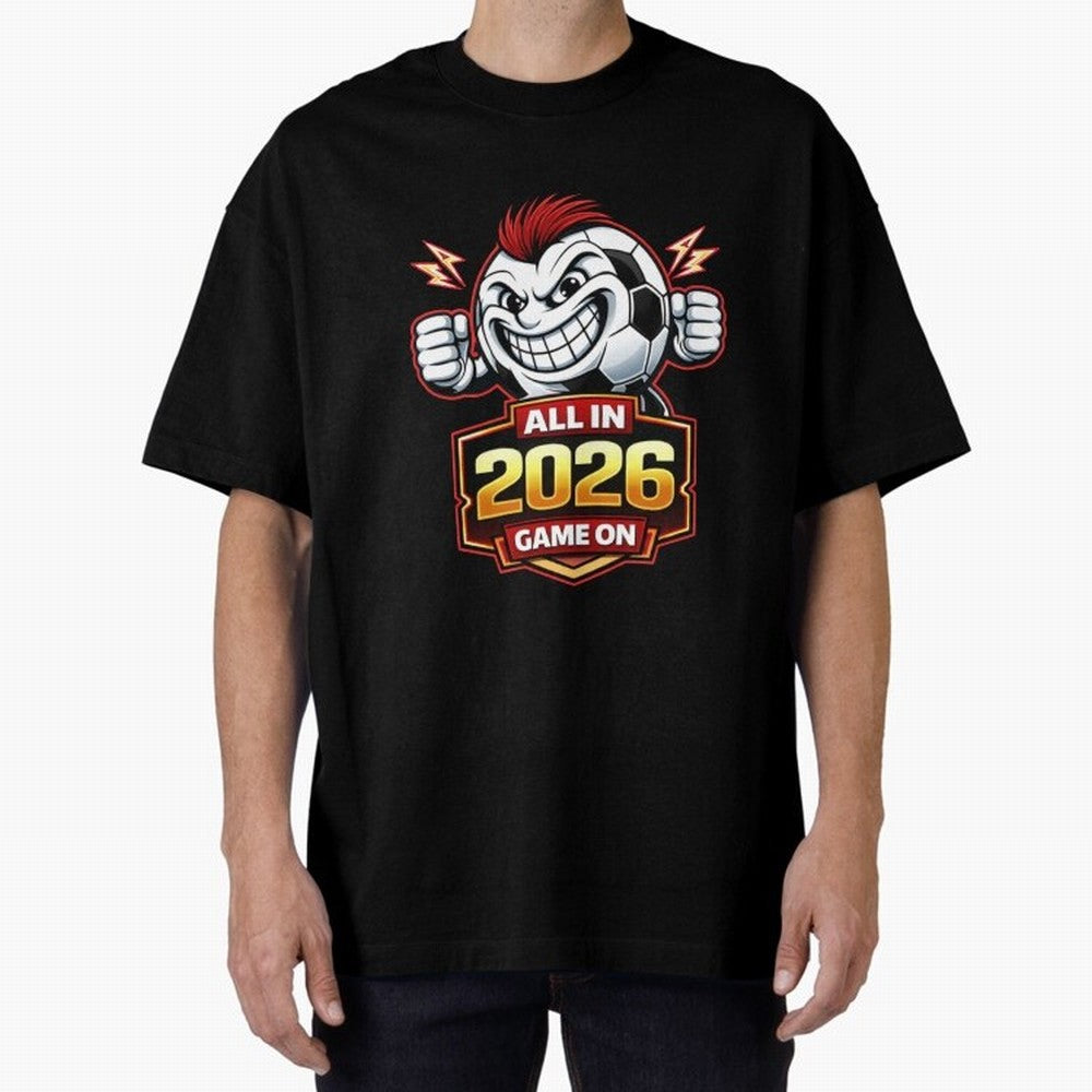 All in 2026 soccer fan design Classic T-Shirt Make Game Day About Global Football Passion for FIFA World Cup 2026, with Messi and Cristiano Ronaldo, Netherlands, Tournament Hype, Historic Matchups, Family Viewing Parties and Global Sports Pride;