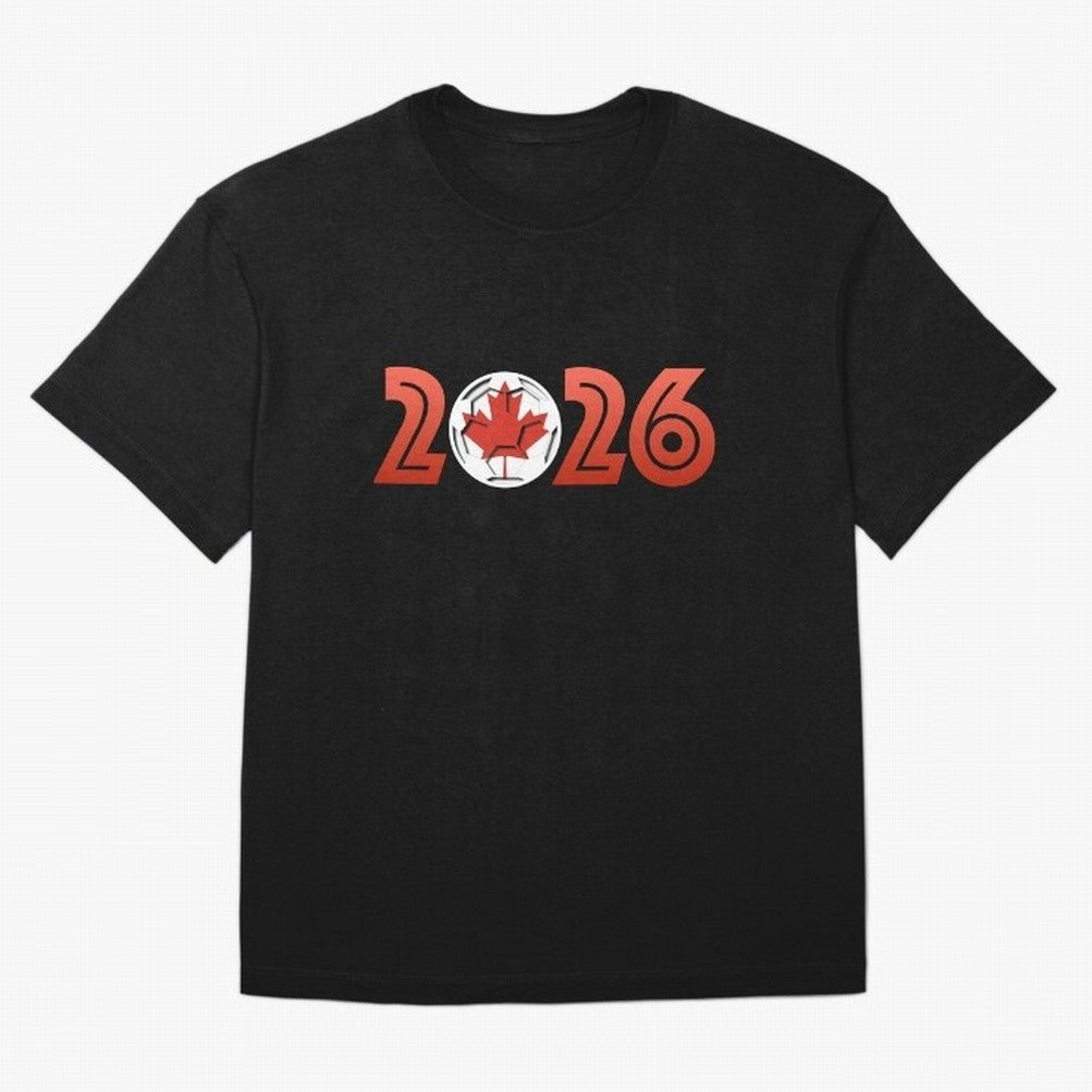 Canada Soccer 2026 Design Classic T-Shirt Celebrate Fan Culture around Global Football Passion for FIFA World Cup 2026 USA Canada Mexico, Driven by Mbappe and Neymar, France, Supporter Pride, Iconic Celebrations, Legendary Names and Global Match