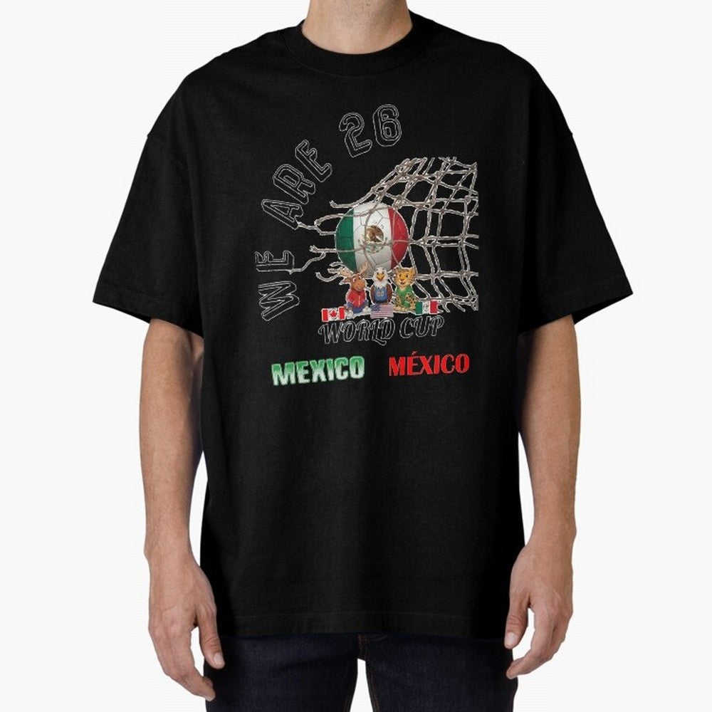 World cup 26 - Mexico Classic T-Shirt Elevate the FIFA World Cup 2026 Journey through Messi and Cristiano Ronaldo Highlights, France and Portugal Pride, Retro Football Energy, Iconic Rivalries, Trophy Chase Drama and Stadium Atmosphere; Perfect for