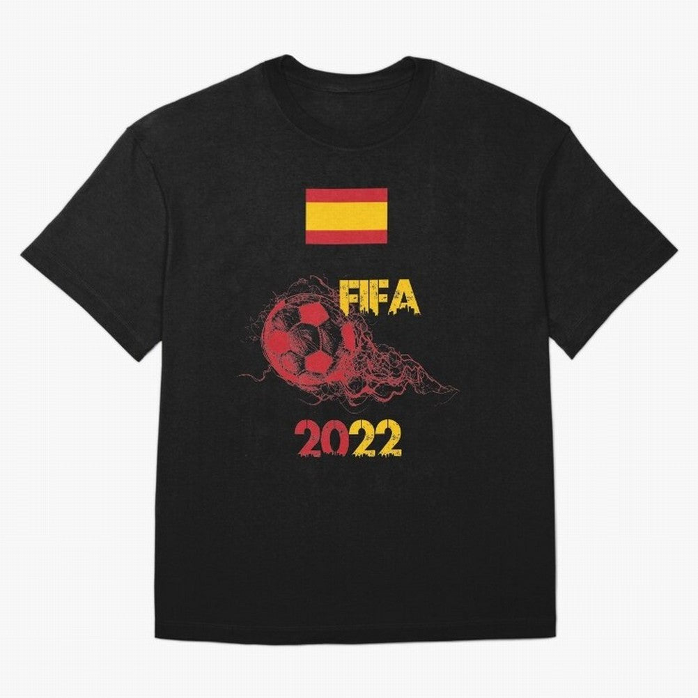 World Cup Qatar 2022 Ispanya Classic T-Shirt Support Iconic Players in FIFA World Cup 2026 Group Stage Driven by Cristiano Ronaldo, Portugal Energy, Sports Nostalgia, International Competition, Famous Players and Unforgettable Victories; Ideal for
