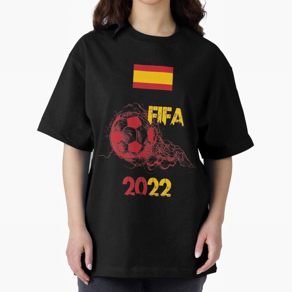 World Cup Qatar 2022 Ispanya Classic T-Shirt Support Iconic Players in FIFA World Cup 2026 Group Stage Driven by Cristiano Ronaldo, Portugal Energy, Sports Nostalgia, International Competition, Famous Players and Unforgettable Victories; Ideal for