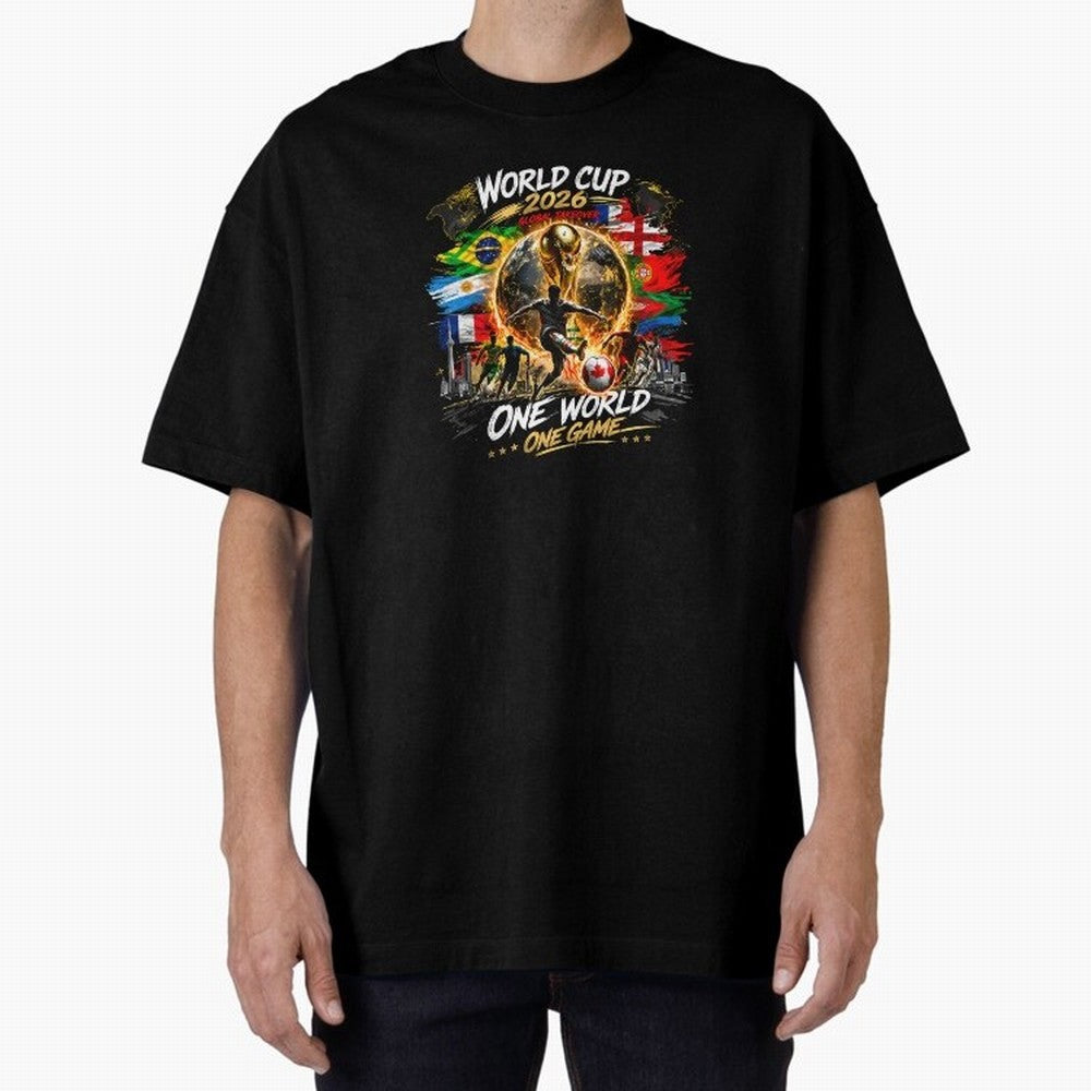 World Cup 2026 Classic T-Shirt Carry the Dream of FIFA World Cup 2026 Spirit, Capturing Spain, Messi, Sports Nostalgia, International Competition, Famous Players and Unforgettable Victories; Created for Match Day Parties, Soccer Gifts, Fan Photos,