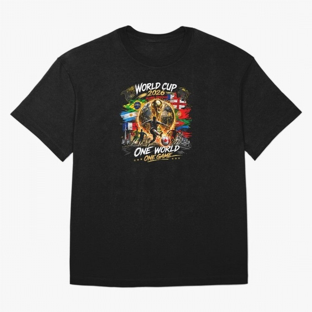 World Cup 2026 Classic T-Shirt Carry the Dream of FIFA World Cup 2026 Spirit, Capturing Spain, Messi, Sports Nostalgia, International Competition, Famous Players and Unforgettable Victories; Created for Match Day Parties, Soccer Gifts, Fan Photos,