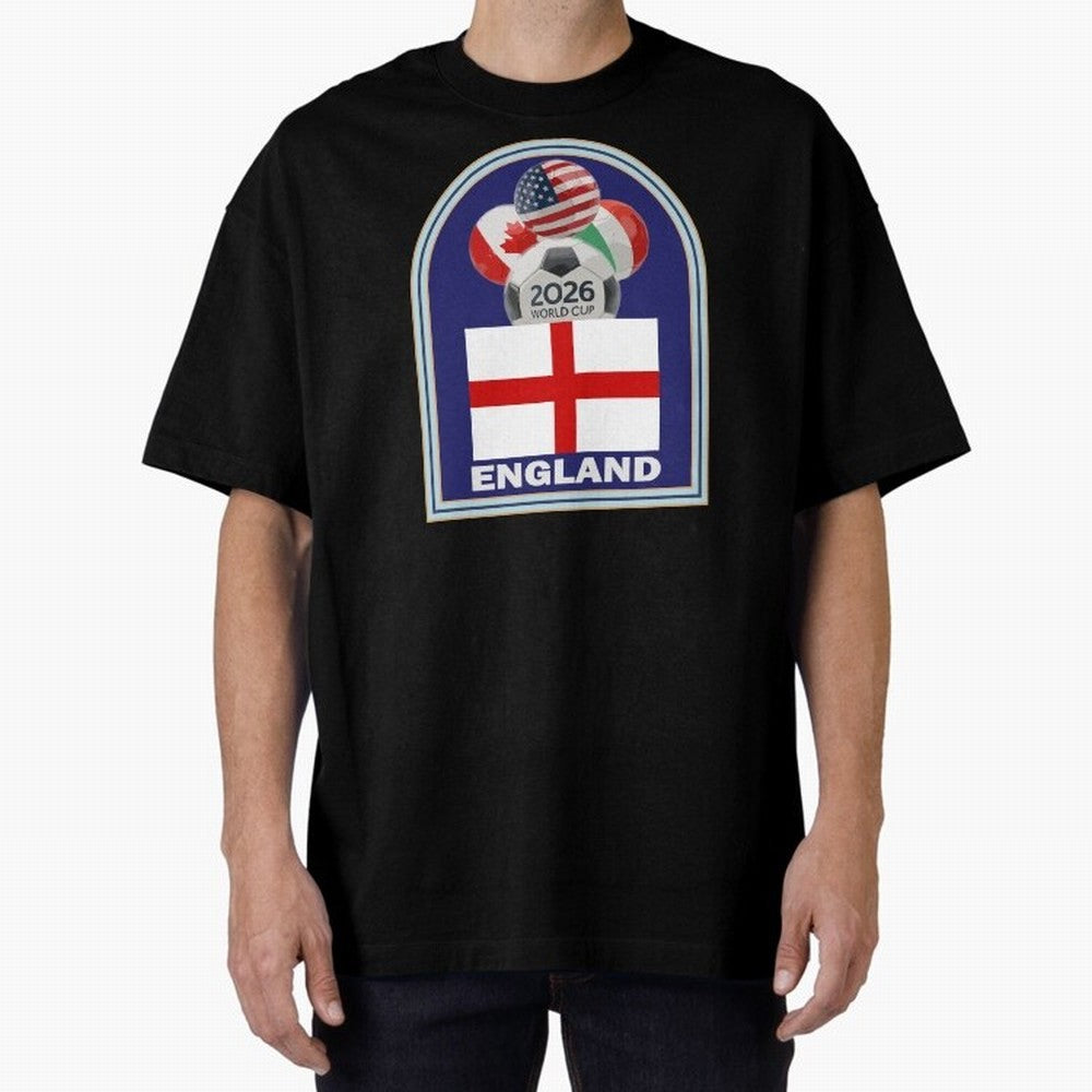 England 2026 Soccer T-shirt Classic T-Shirt Bring Bold Fan Energy to Match Day Hype around FIFA World Cup 2026 USA Canada Mexico, CR7 and Messi, England and Germany, Champion Mindset, Group Stage Buzz, Knockout Tension and Passionate Fan Culture;