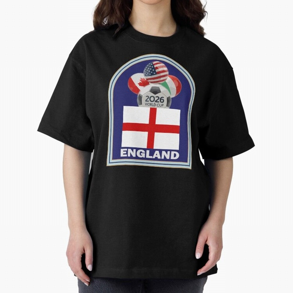 England 2026 Soccer T-shirt Classic T-Shirt Bring Bold Fan Energy to Match Day Hype around FIFA World Cup 2026 USA Canada Mexico, CR7 and Messi, England and Germany, Champion Mindset, Group Stage Buzz, Knockout Tension and Passionate Fan Culture;