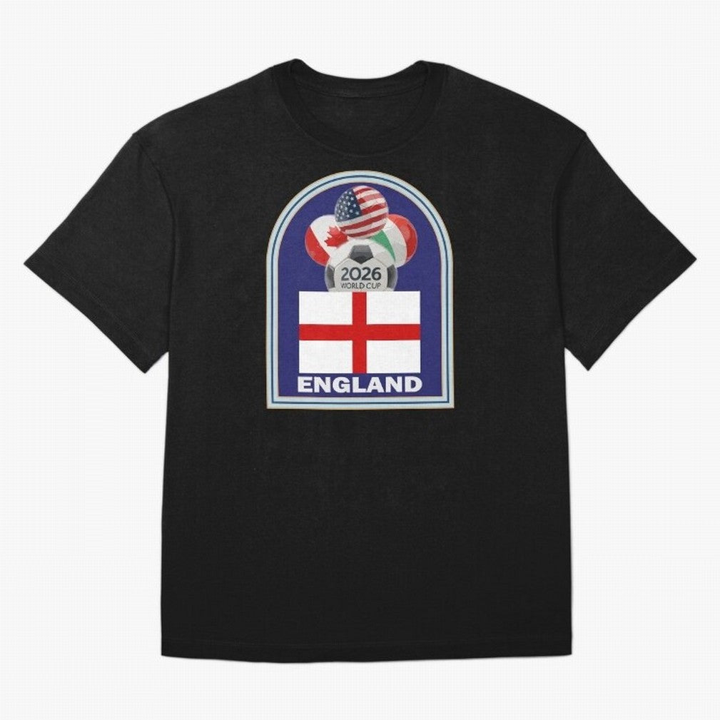 England 2026 Soccer T-shirt Classic T-Shirt Bring Bold Fan Energy to Match Day Hype around FIFA World Cup 2026 USA Canada Mexico, CR7 and Messi, England and Germany, Champion Mindset, Group Stage Buzz, Knockout Tension and Passionate Fan Culture;
