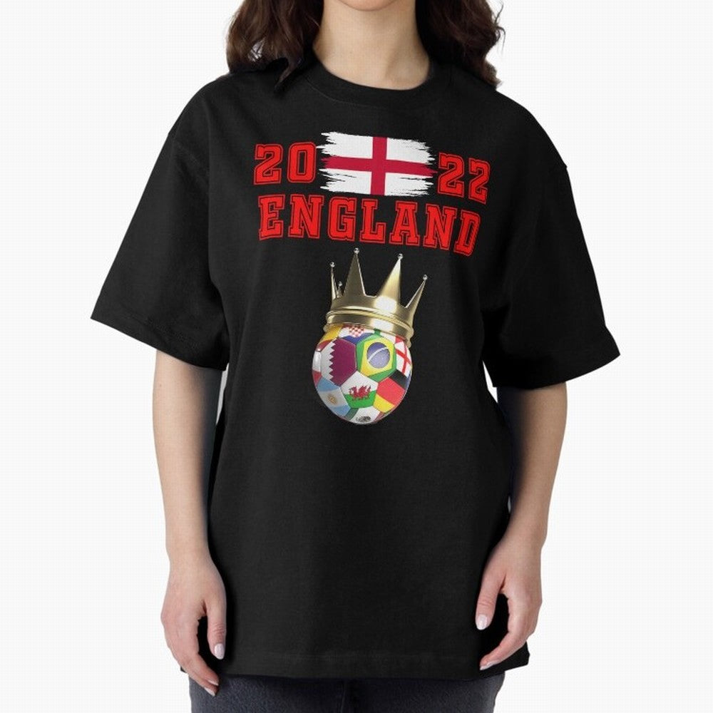 England soccer world cup jersey 2022 football Classic T-Shirt Bring Global Tournament Vibes to Match Day Hype around FIFA World Cup 2026 USA Canada Mexico, Messi, CR7 and Mbappe, Argentina, Football Festival Excitement, Trophy Ambitions, Country