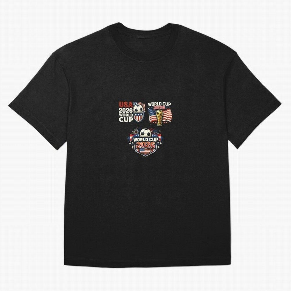 World Cup 2026 USA T-Shirt ¨C Soccer Football Fan Design | America Host Edition Classic T-Shirt Show Love for Legendary Goals in FIFA World Cup 2026 USA Canada Mexico Made for Mbappe, Brazil Energy, Stadium Chants, National Pride, Trophy Dreams and