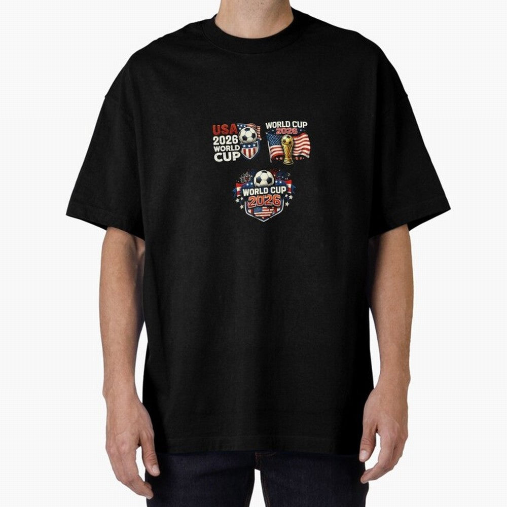 World Cup 2026 USA T-Shirt ¨C Soccer Football Fan Design | America Host Edition Classic T-Shirt Show Love for Legendary Goals in FIFA World Cup 2026 USA Canada Mexico Made for Mbappe, Brazil Energy, Stadium Chants, National Pride, Trophy Dreams and
