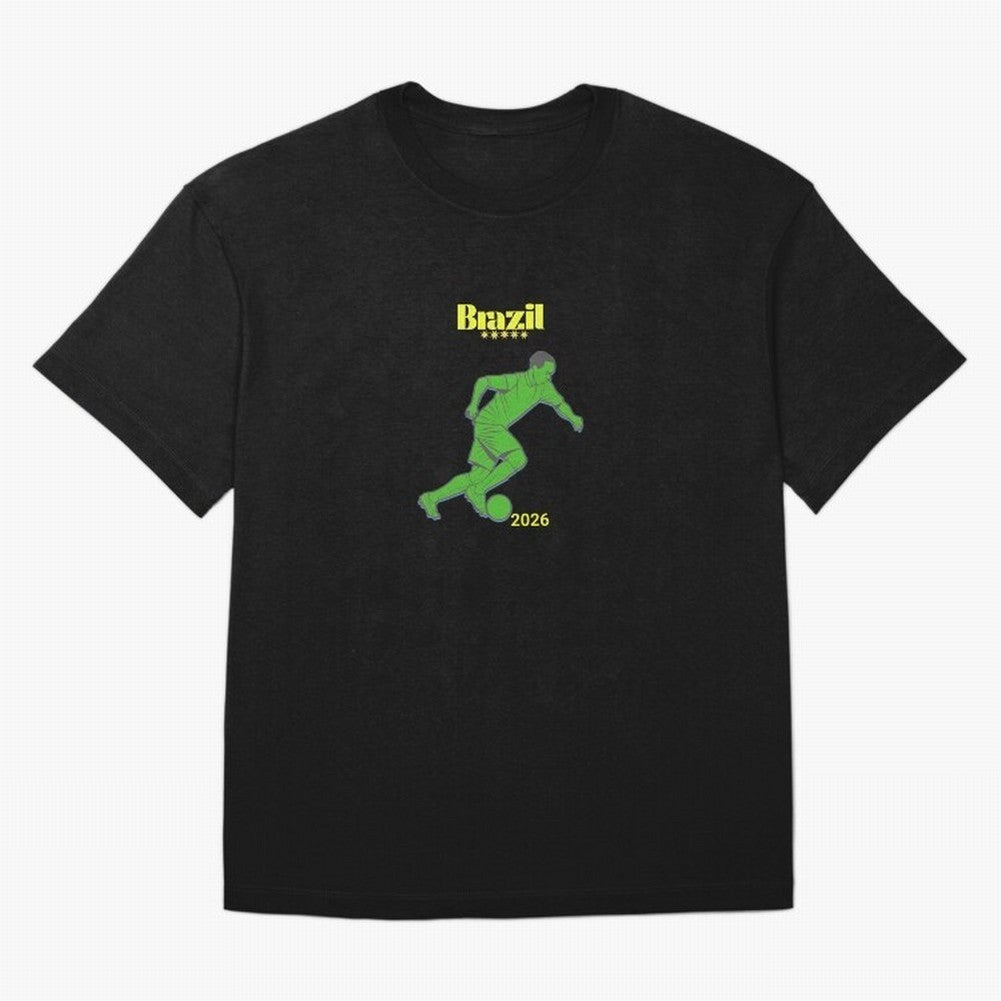 Brazil Soccer Classic T-Shirt Celebrate Global Passion for FIFA World Cup 2026 USA Canada Mexico Filled with Mbappe, Germany Energy, Tournament Hype, Historic Matchups, Family Viewing Parties and Global Sports Pride; Great for Supporters Who Love