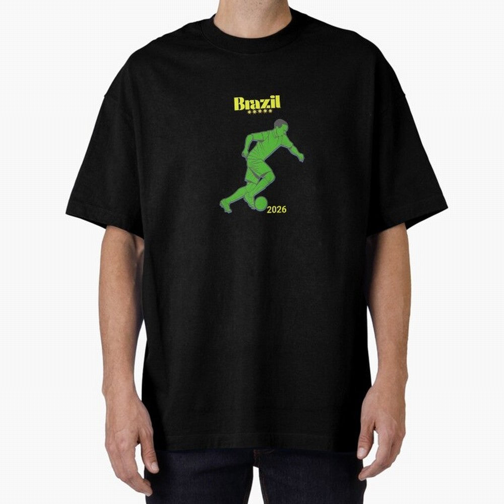 Brazil Soccer Classic T-Shirt Celebrate Global Passion for FIFA World Cup 2026 USA Canada Mexico Filled with Mbappe, Germany Energy, Tournament Hype, Historic Matchups, Family Viewing Parties and Global Sports Pride; Great for Supporters Who Love