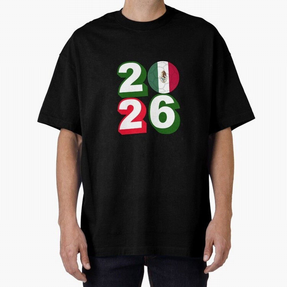 Mexico 2026 Soccer Ball Classic T-Shirt Turn Every Weekend Toward FIFA World Cup 2026 USA Canada Mexico Connected to Haaland and Mbappe, Brazil, Portugal and Argentina Energy, Sports Nostalgia, International Competition, Famous Players and