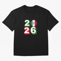 Mexico 2026 Soccer Ball Classic T-Shirt Turn Every Weekend Toward FIFA World Cup 2026 USA Canada Mexico Connected to Haaland and Mbappe, Brazil, Portugal and Argentina Energy, Sports Nostalgia, International Competition, Famous Players and
