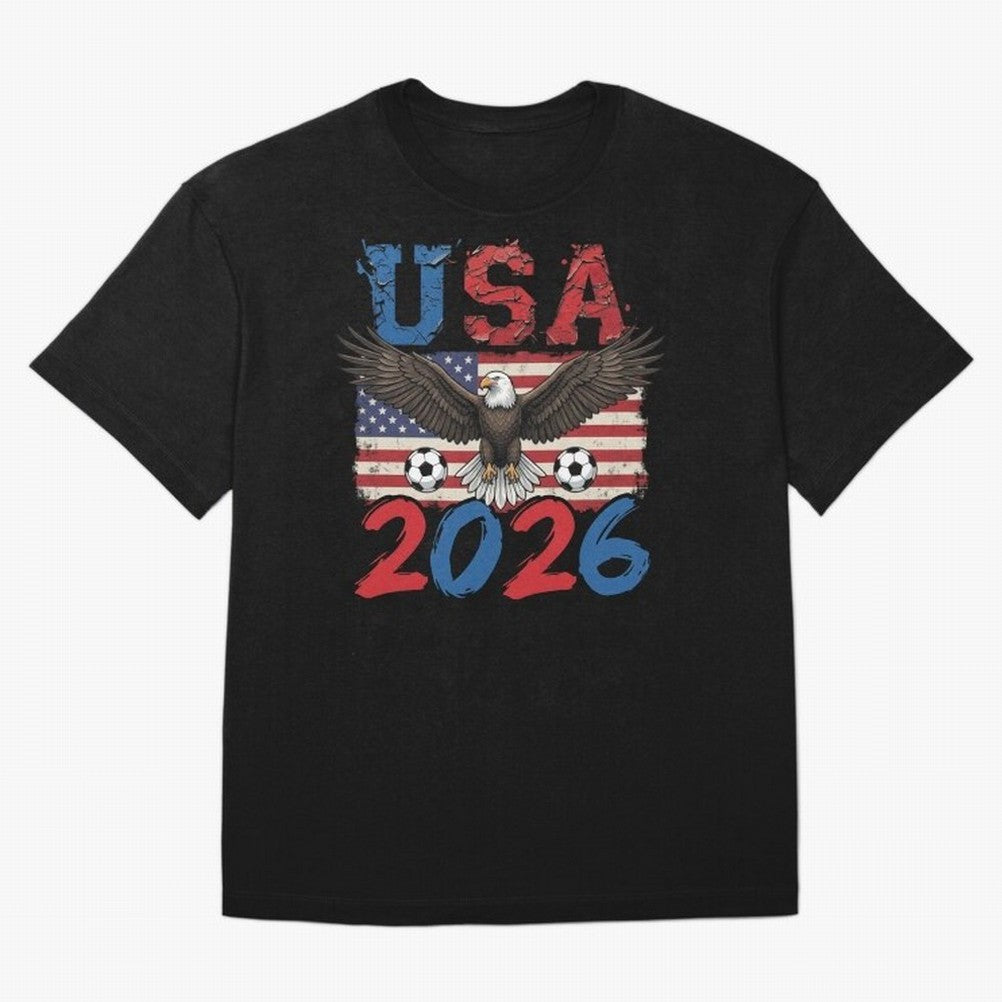 USA world cup 2026 soccer fan Classic T-Shirt Bring International Match Energy to the FIFA World Cup 2026 Journey through Messi and Cristiano Ronaldo Highlights, France and Portugal Pride, Soccer Culture, Superstar Moments, National Team Dreams and