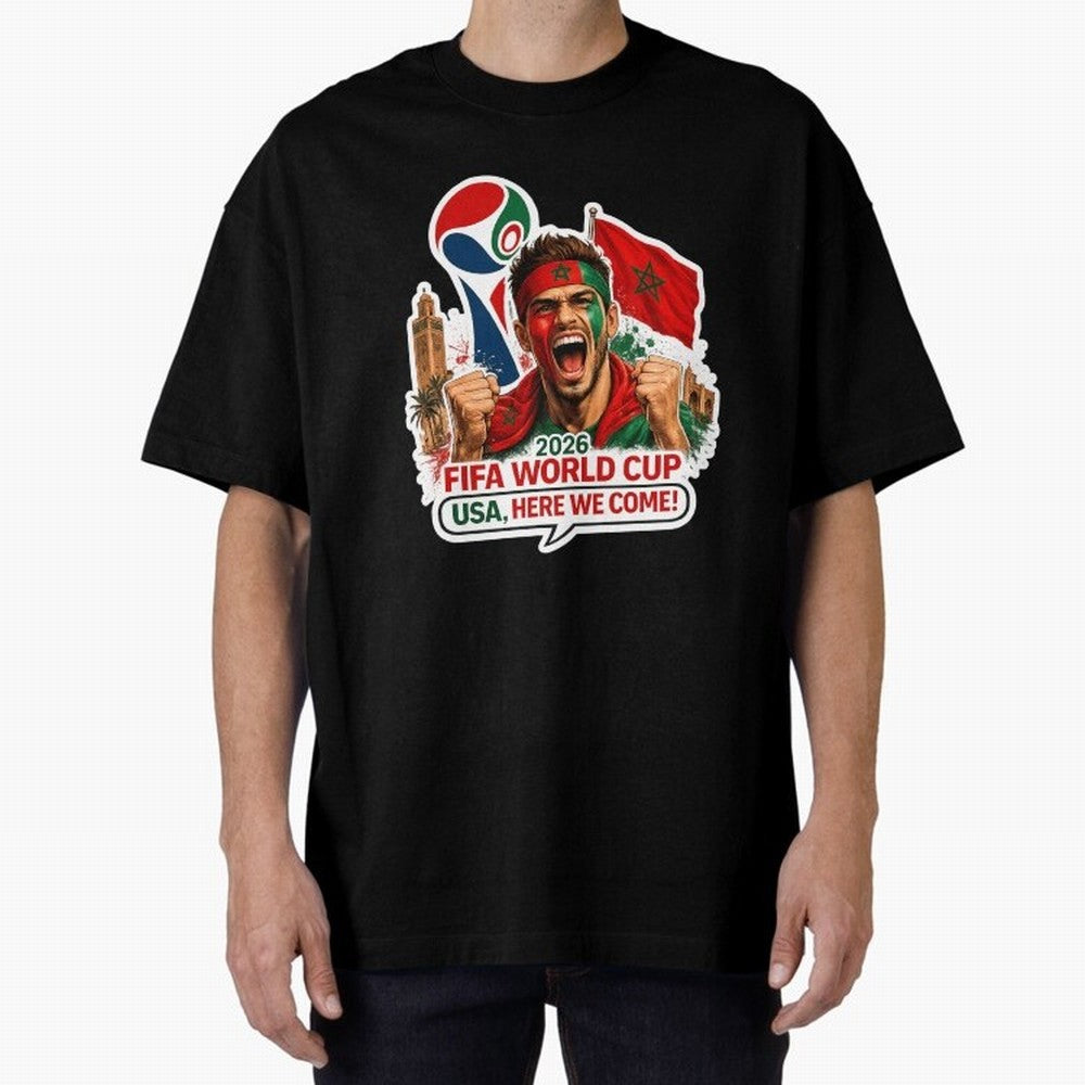 Morocco 2026 World Cup Fan Classic T-Shirt Join Supporters Worldwide for the FIFA World Cup 2026 Journey through CR7 Highlights, England Pride, Stadium Chants, National Pride, Trophy Dreams and Unforgettable Football Memories; Made for Die Hard