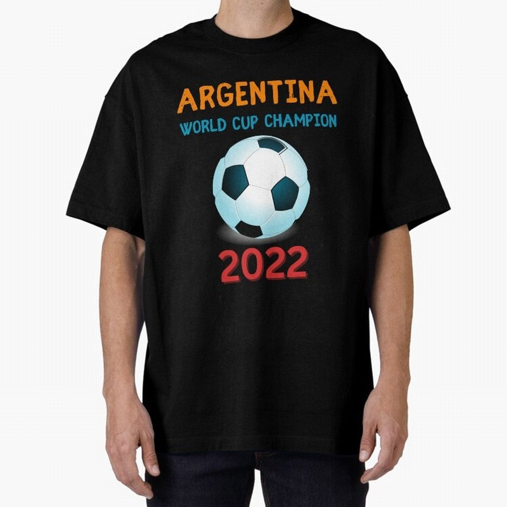 Argentina, 2022 World Cup Champion Classic T-Shirt Bring Stadium Energy to Global Football Passion for FIFA World Cup 2026 USA Canada Mexico, Highlighting Messi, Neymar and Mbappe, Spain and Netherlands, Match Day Excitement, Supporter Culture,