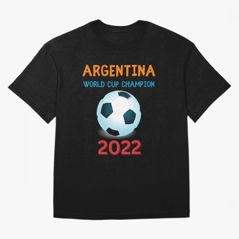 Argentina, 2022 World Cup Champion Classic T-Shirt Bring Stadium Energy to Global Football Passion for FIFA World Cup 2026 USA Canada Mexico, Highlighting Messi, Neymar and Mbappe, Spain and Netherlands, Match Day Excitement, Supporter Culture,