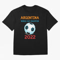 Argentina, 2022 World Cup Champion Classic T-Shirt Bring Stadium Energy to Global Football Passion for FIFA World Cup 2026 USA Canada Mexico, Highlighting Messi, Neymar and Mbappe, Spain and Netherlands, Match Day Excitement, Supporter Culture,