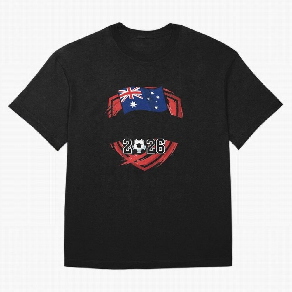 AUSTRALIA World Cup 2026 Poster ¨C AUSTRALIA Football Classic T-Shirt Relive Legendary Nights from FIFA World Cup 2026 for Fans of Mbappe and England and Germany, Bringing Soccer Culture, Superstar Moments, National Team Dreams and Competitive
