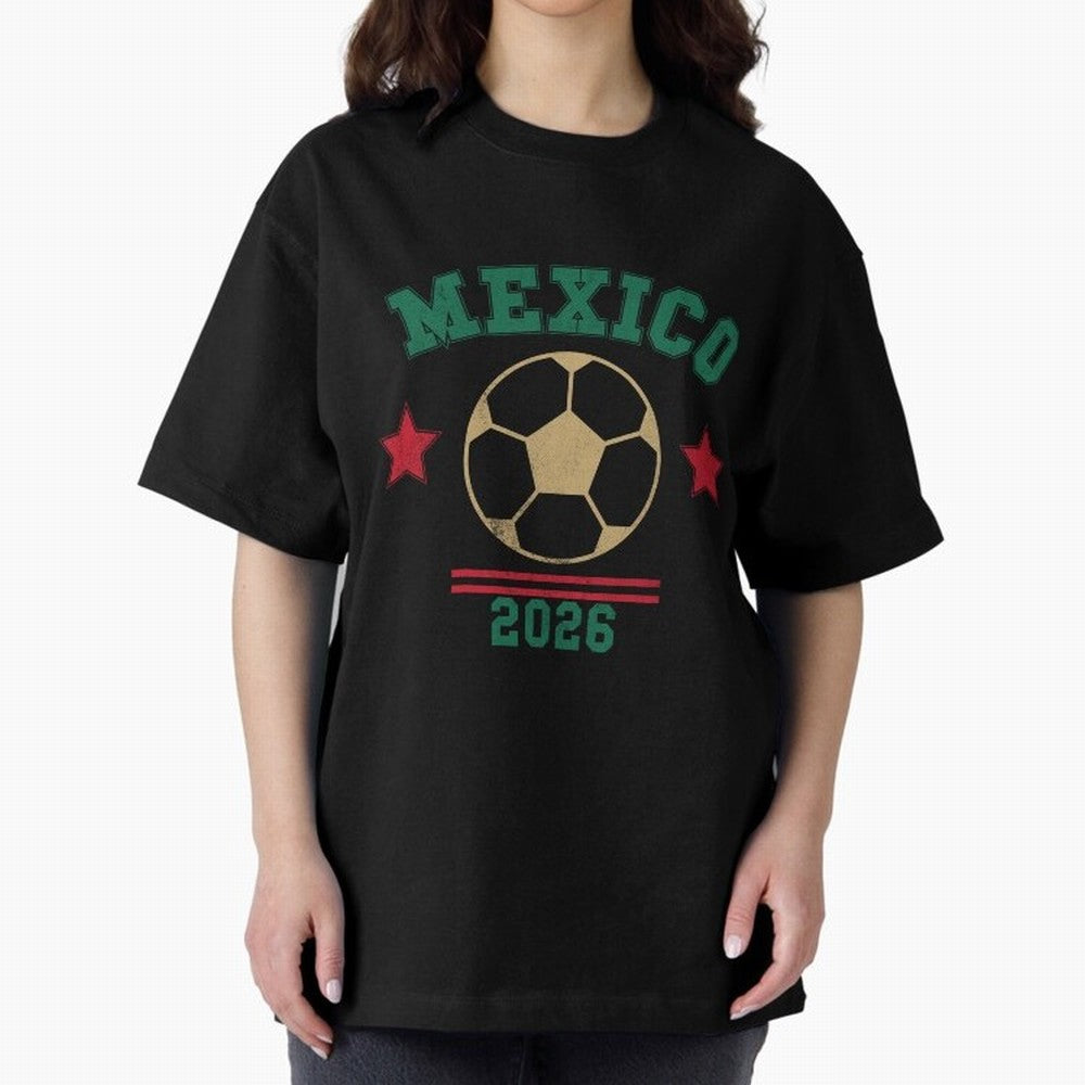 Mexico Soccer Fan 2026 Jersey Style Design Classic T-Shirt Celebrate the Next Chapter of FIFA World Cup 2026 for Fans of Haaland and France and Portugal, Bringing Retro Football Energy, Iconic Rivalries, Trophy Chase Drama and Stadium Atmosphere;