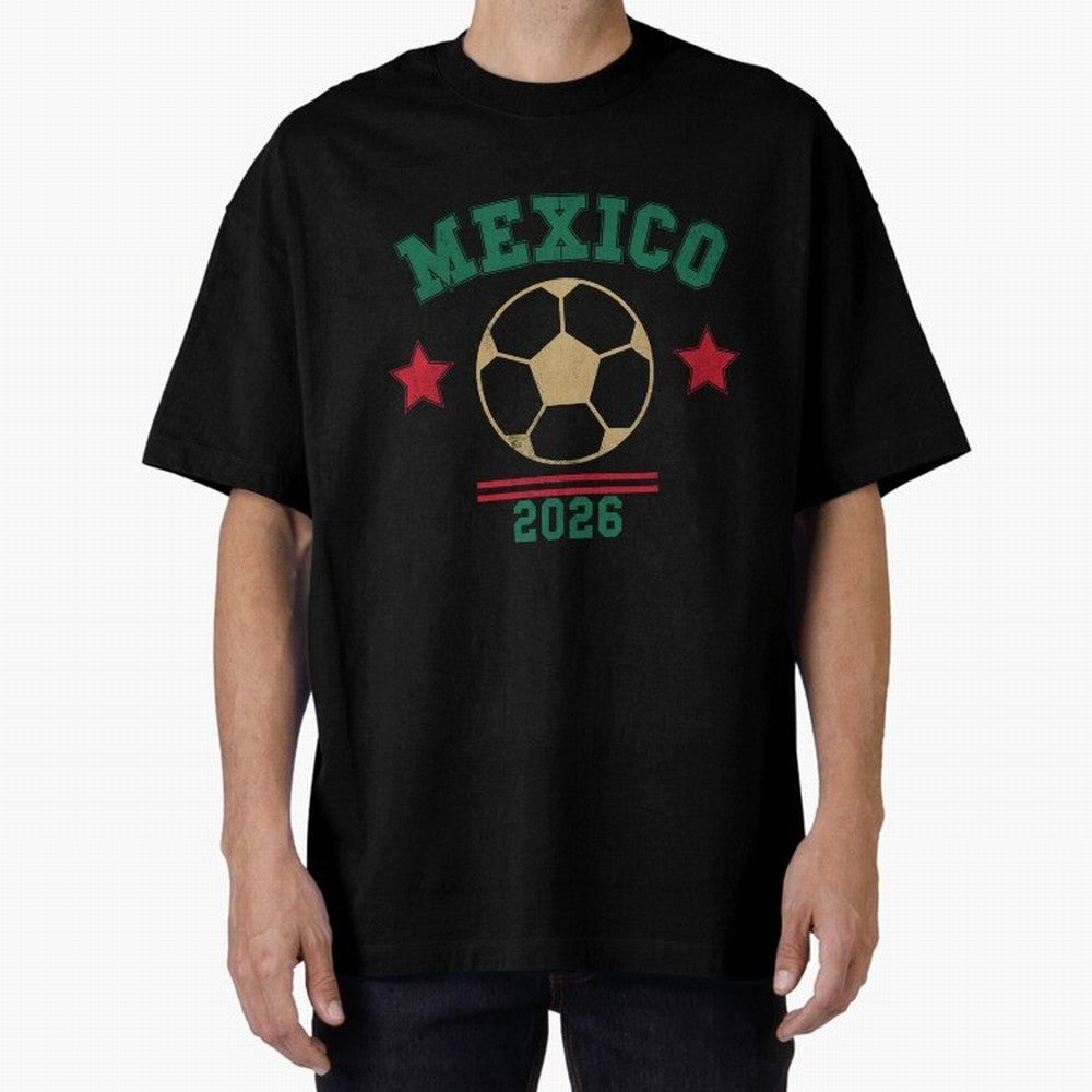 Mexico Soccer Fan 2026 Jersey Style Design Classic T-Shirt Celebrate the Next Chapter of FIFA World Cup 2026 for Fans of Haaland and France and Portugal, Bringing Retro Football Energy, Iconic Rivalries, Trophy Chase Drama and Stadium Atmosphere;