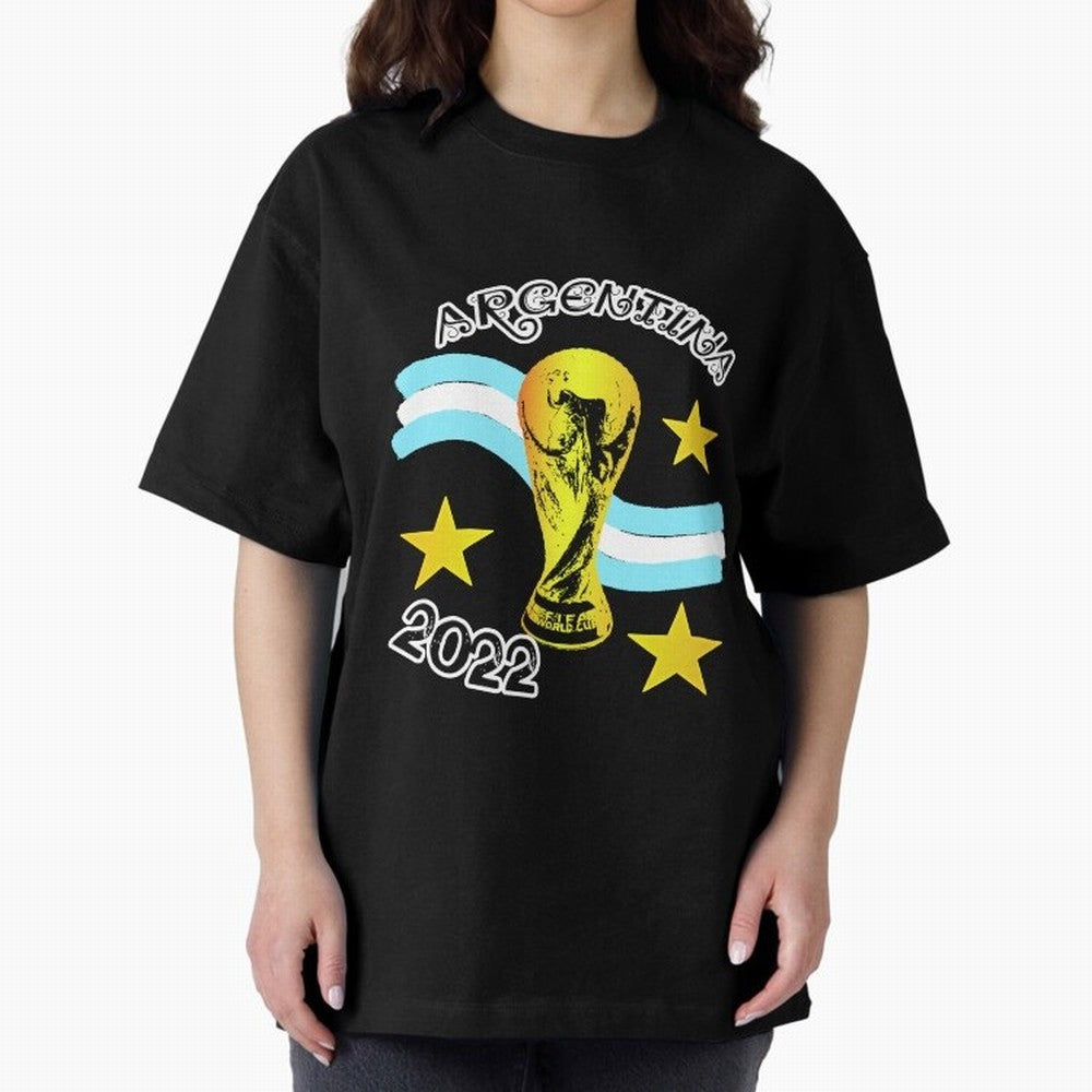 Argentina 2022 Classic T-Shirt Follow Every Goal of FIFA World Cup 2026 USA Canada Mexico for Fans of Neymar and Spain, Bringing Retro Football Energy, Iconic Rivalries, Trophy Chase Drama and Stadium Atmosphere; Great for Watch Parties, Sports