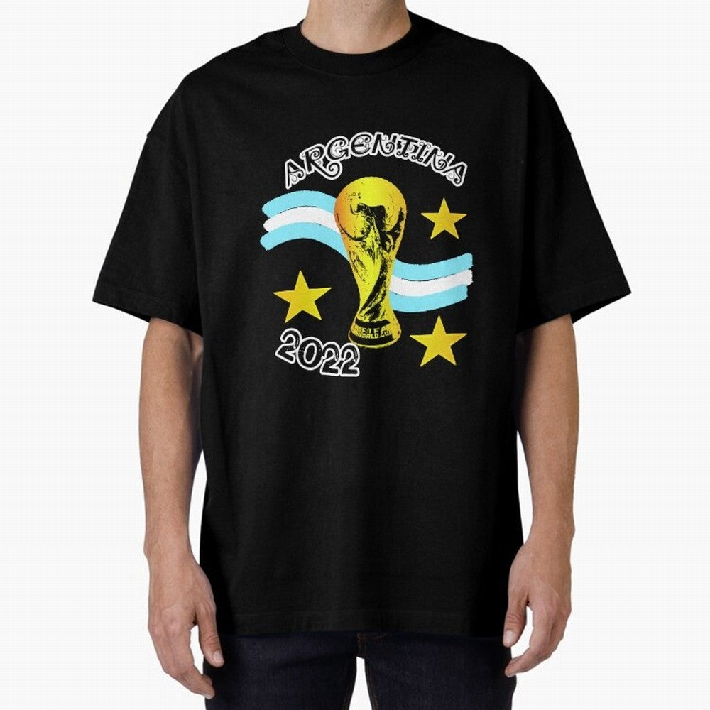 Argentina 2022 Classic T-Shirt Follow Every Goal of FIFA World Cup 2026 USA Canada Mexico for Fans of Neymar and Spain, Bringing Retro Football Energy, Iconic Rivalries, Trophy Chase Drama and Stadium Atmosphere; Great for Watch Parties, Sports