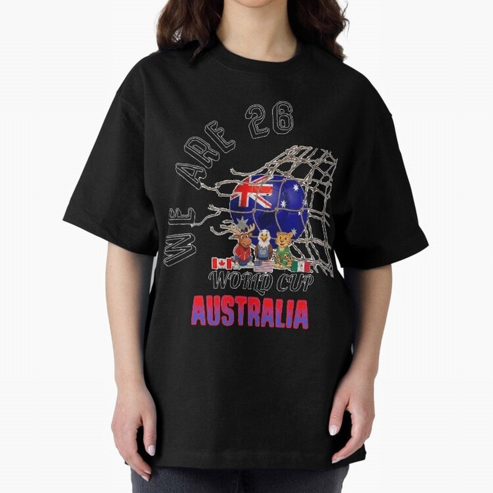 World cup 26 - Australia Classic T-Shirt Turn Up for Match Day Hype around FIFA World Cup 2026, Messi, Argentina, France and Brazil, Stadium Memories, Football Loyalty, International Chants and Championship Tradition; Great for Watch Parties,