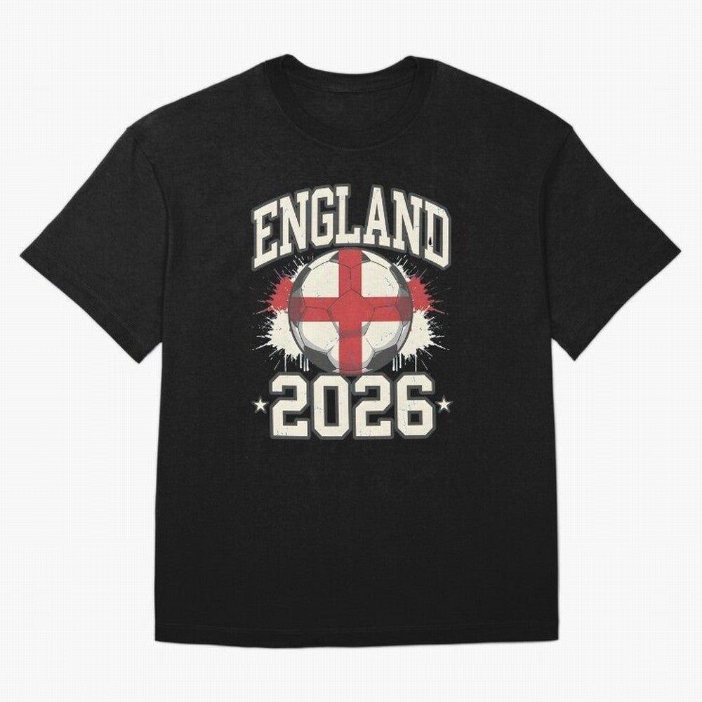 England 2026 World Cup for Football Fans and Teams Classic T-Shirt Remember Iconic Moments from the FIFA World Cup 2026 USA Canada Mexico Journey through Neymar Highlights, Brazil, Portugal and Argentina Pride, Sports Nostalgia, International