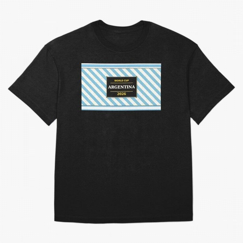 Argentina Football Fan 2026 ¡ª Defending Champions Soccer Fan Gift Classic T-Shirt Live the Energy of the FIFA World Cup 2026 USA Canada Mexico Journey through Neymar Highlights, Brazil Pride, Worldwide Fan Energy, Dramatic Goals, Stadium Lights