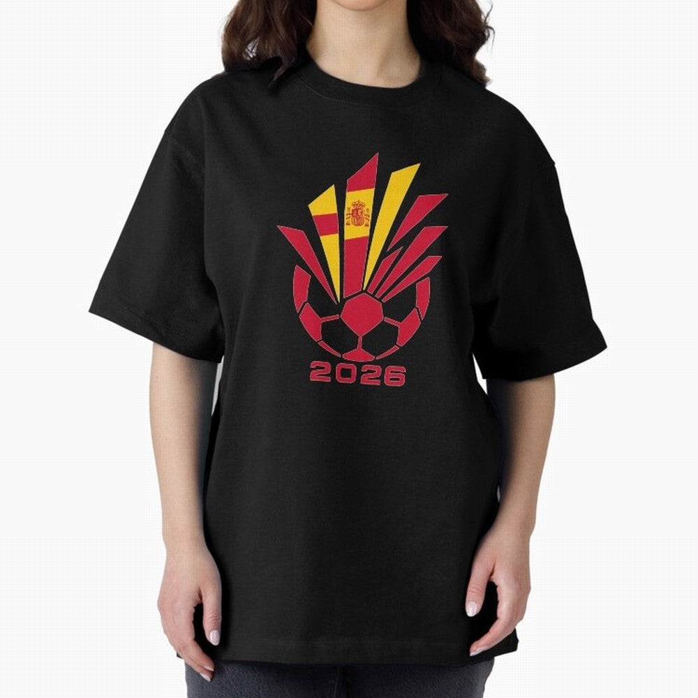 Spain Soccer 2026 Flag Burst Emblem Classic T-Shirt Bring a Vintage Feel to Match Day Hype around FIFA World Cup 2026 Group Stage, Haaland, England, Stadium Chants, National Pride, Trophy Dreams and Unforgettable Football Memories; Ideal for