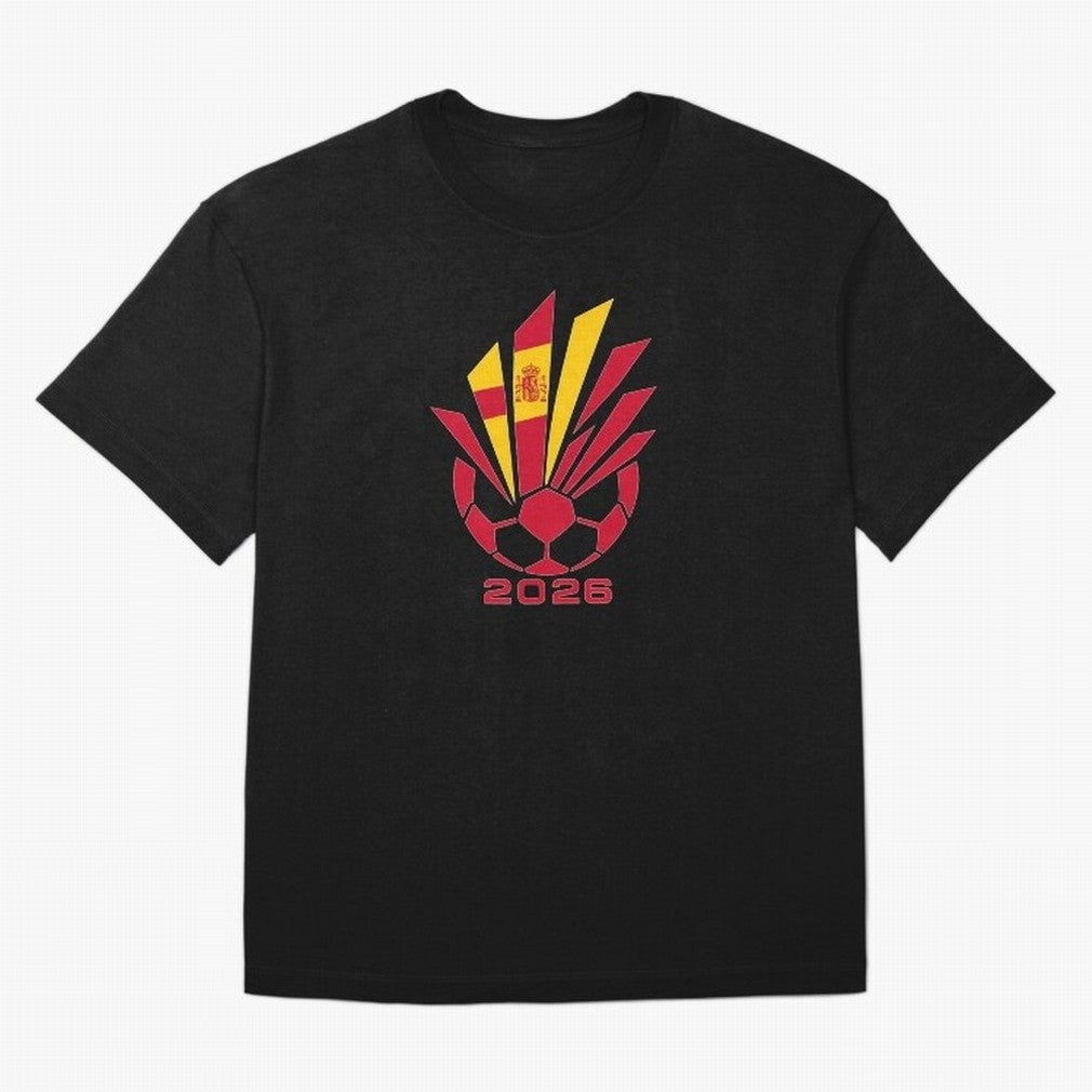 Spain Soccer 2026 Flag Burst Emblem Classic T-Shirt Bring a Vintage Feel to Match Day Hype around FIFA World Cup 2026 Group Stage, Haaland, England, Stadium Chants, National Pride, Trophy Dreams and Unforgettable Football Memories; Ideal for