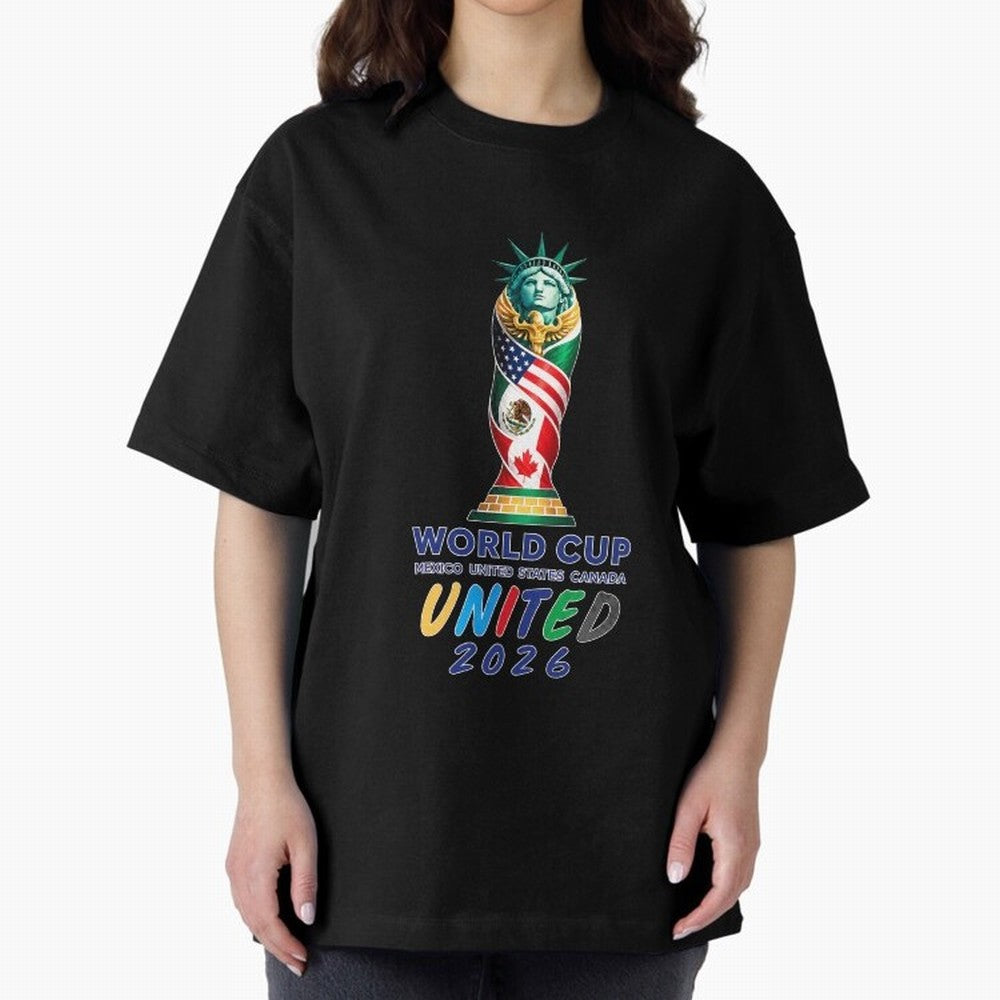World Cup United 2026 Mexico USA Canada Soccer Design Classic T-Shirt Share FIFA World Cup 2026 Group Stage Inspired by Mbappe, England and Germany Energy, Supporter Pride, Iconic Celebrations, Legendary Names and Global Match Day Energy; Perfect