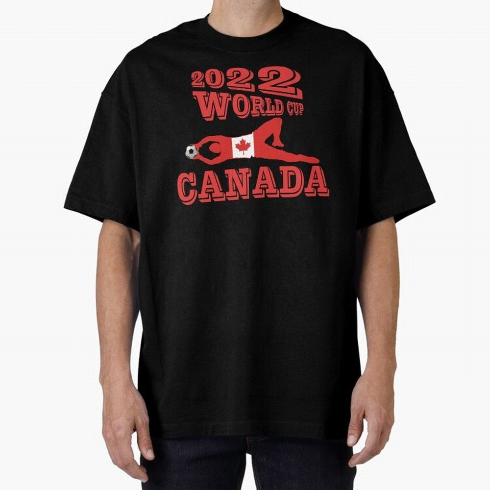 CANADA, Qatar World Cup 2022 Classic T-Shirt Carry FIFA World Cup 2026 USA Canada Mexico for Fans of Messi and Spain, Bringing Stadium Memories, Football Loyalty, International Chants and Championship Tradition; Made for Collectors Who Enjoy Iconic